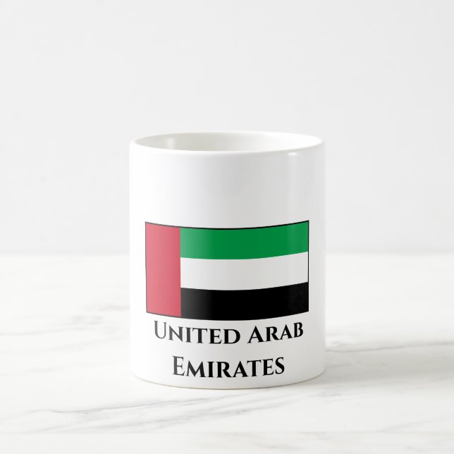 The United Arab Emirates Flag Coffee Mug (Center)