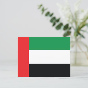 The United Arab Emirates Flag Postcard