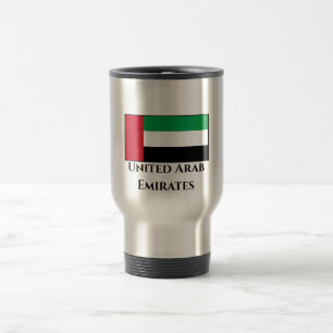 The United Arab Emirates Flag Travel Mug