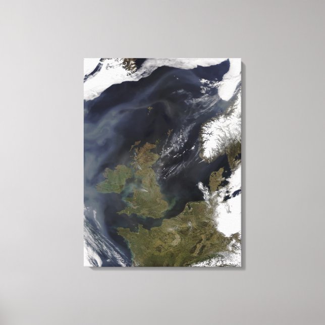 The United Kingdom and the Republic of Ireland Canvas Print (Front)