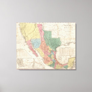 The United States and Mexico Canvas Print