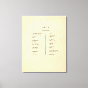 the United States general atlas Canvas Print