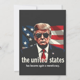 The United States Has Become a Meritocracy Again Announcement