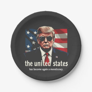 The United States Has Become a Meritocracy Again Paper Plate