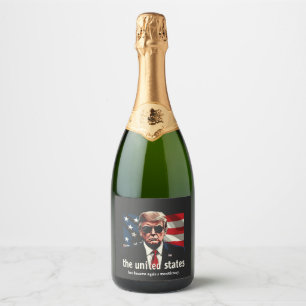 The United States Has Become a Meritocracy Again Sparkling Wine Label