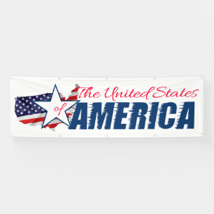 The United States Of America 4th of July Banner