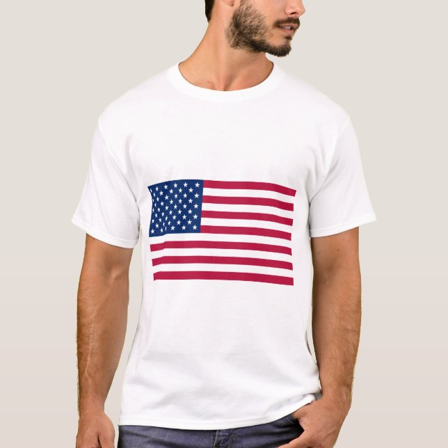 The United States Of America Flag T-Shirt (Front)