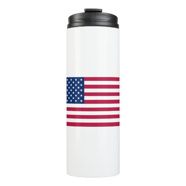 The United States Of America Flag Thermal Tumbler (Front)