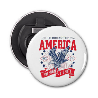 The United States of America - Freedom & Liberty Bottle Opener