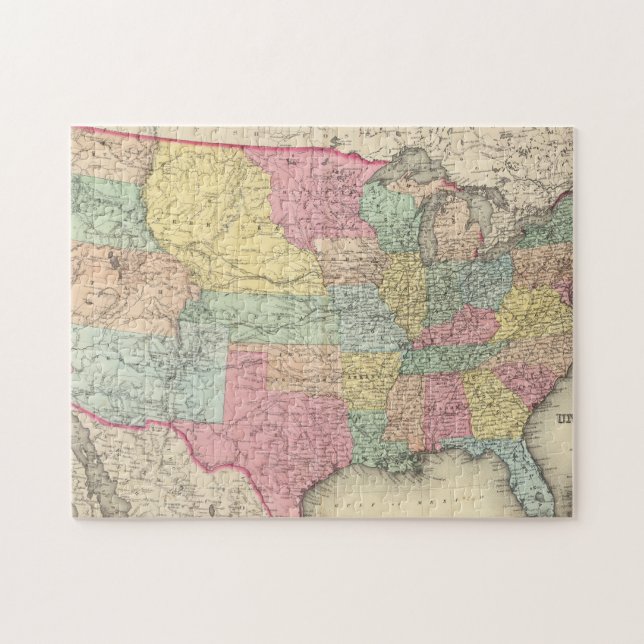 The United States Of America Jigsaw Puzzle (Horizontal)
