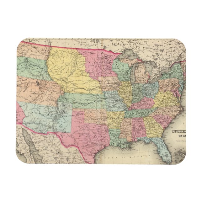 The United States Of America Magnet (Horizontal)