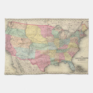 The United States Of America Tea Towel