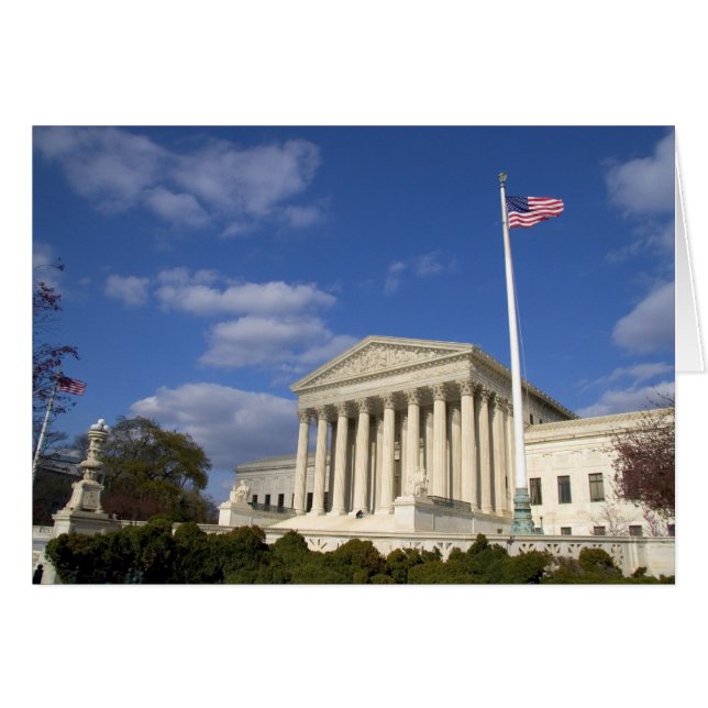 The United States Supreme Court Building in (Front Horizontal)