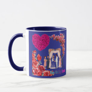 The Unity Knot navy blue Mug
