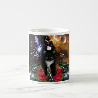 The Universal Consciousness is a Fierce Kitty Magic Mug