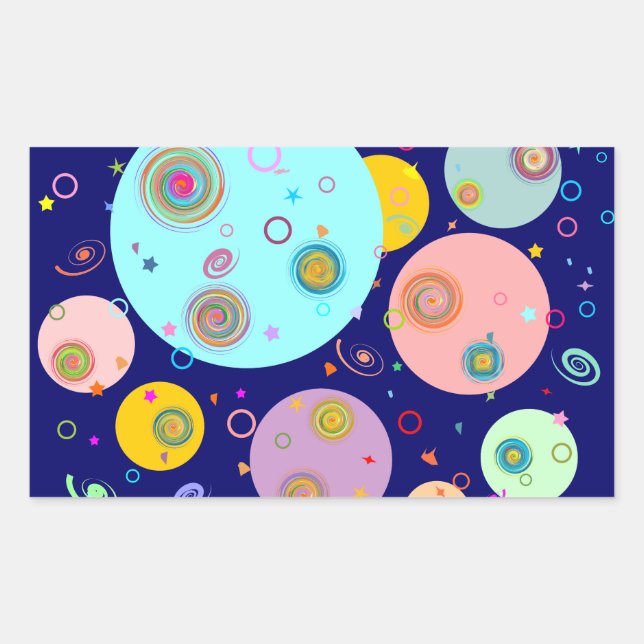 The Universe B2 Rectangular Sticker (Front)