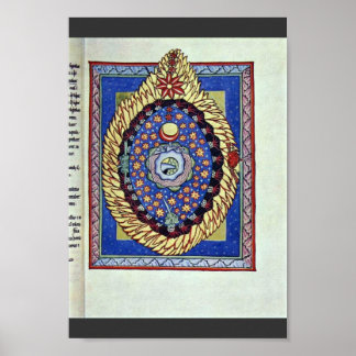 The Universe By Meister Des Hildegardis-Codex (Bes Poster