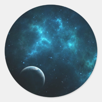The universe classic round sticker