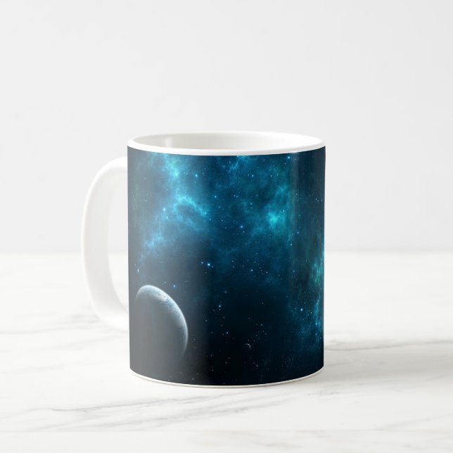 The universe coffee mug (Front Left)