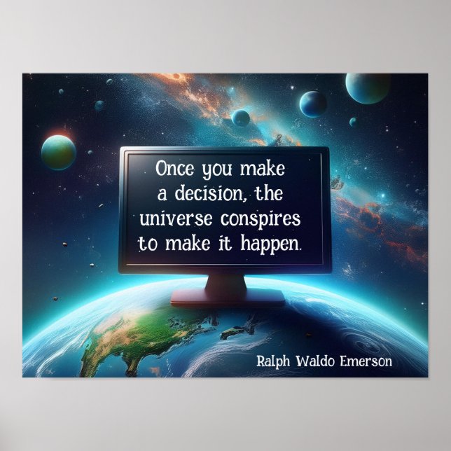 The Universe Conspires Poster (Front)