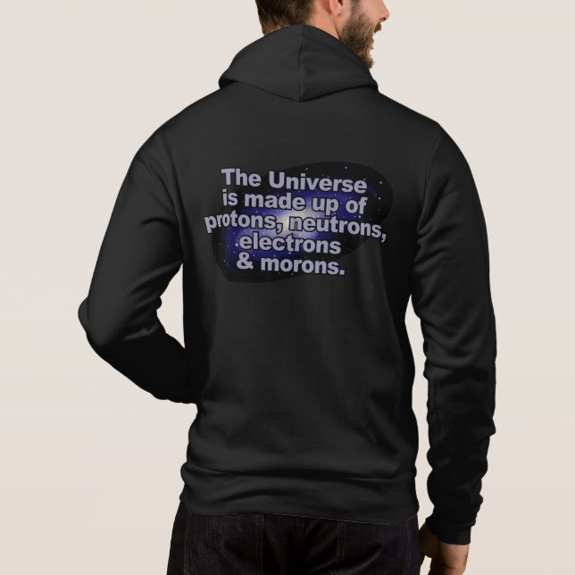 "The Universe" custom name Hoodie (Back)