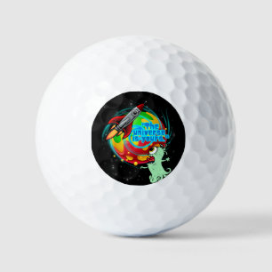 THE UNIVERSE IS YOURS GOLF BALLS
