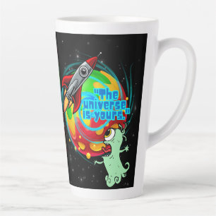 THE UNIVERSE IS YOURS LATTE MUG