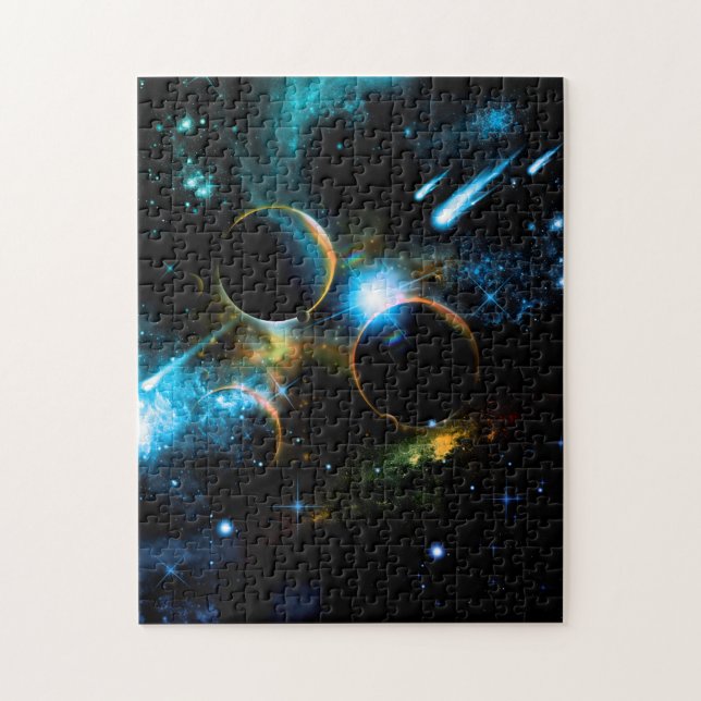 The universe of planets jigsaw puzzle (Vertical)