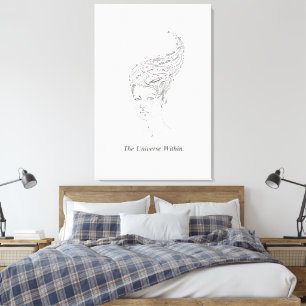 The Universe Within Minimalist Stretched Canvas Pr Print