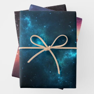 The universe wrapping paper sheet