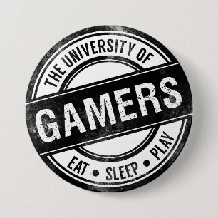 The University of Gamers Funny Button