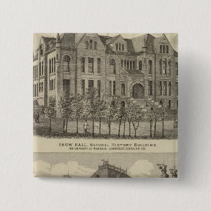 The University of Kansas 15 Cm Square Badge