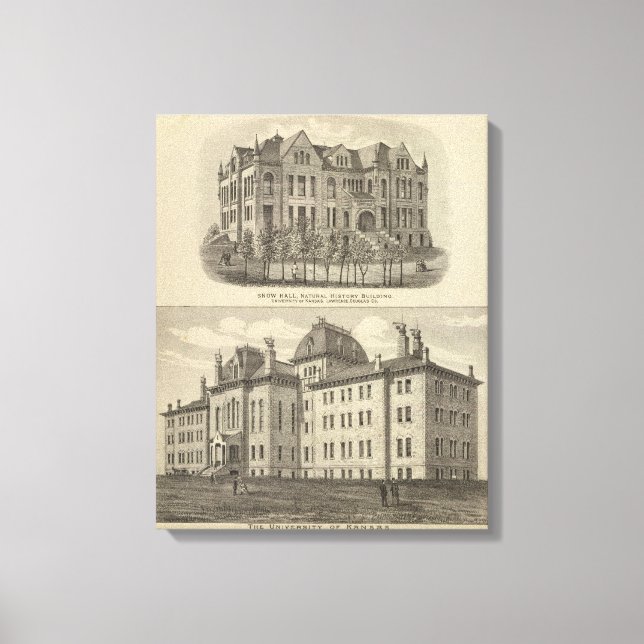 The University of Kansas Canvas Print (Front)