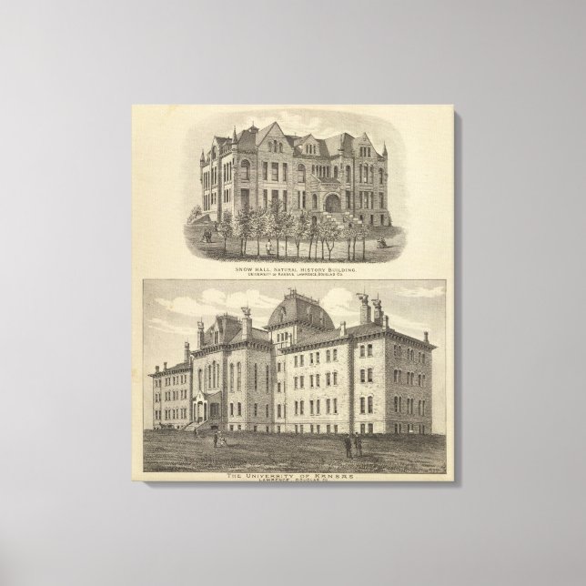 The University of Kansas Canvas Print (Front)