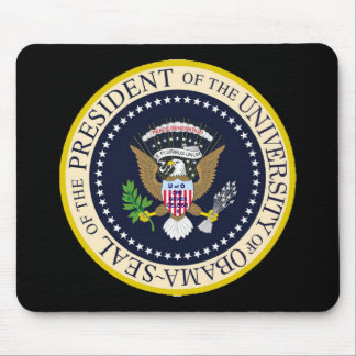 The University of Obama Presidential Seal Mouse Mat