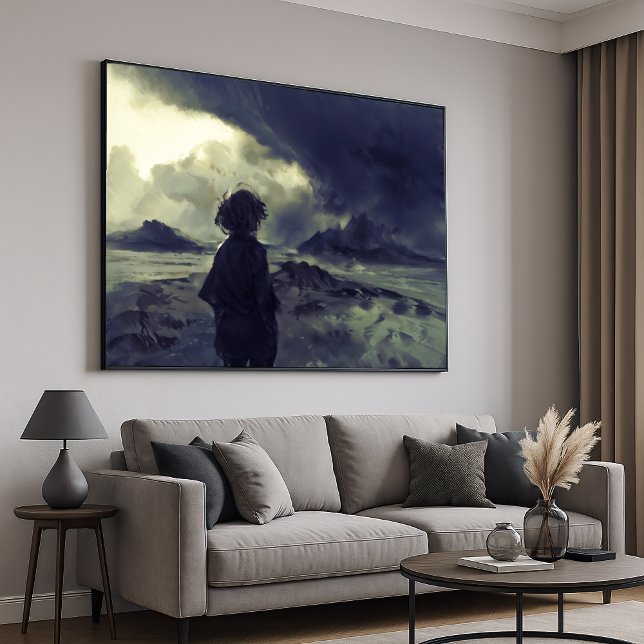 The Unknown Journey - Monochrome Impressionism Art Poster (Creator Uploaded)