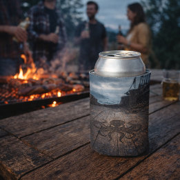 The Unmanned Deck — Pirate Ship Scene Can Cooler