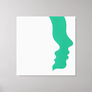 The Unseen Conversation Canvas Print