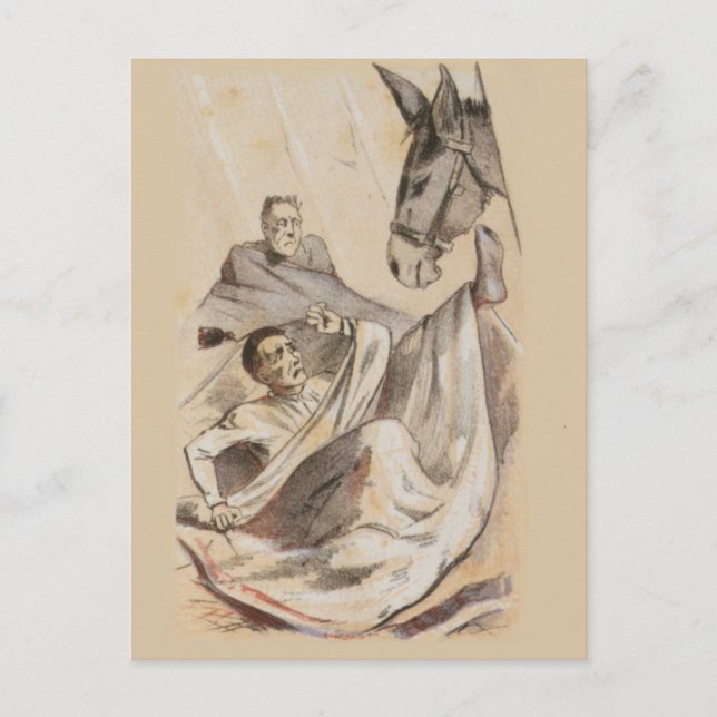 The Unwelcome Visitor Civil War Life Postcard (Front)