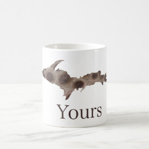 The UP, up-north Michigan humour, up-yours Coffee Mug