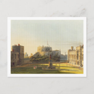The Upper Ward, Windsor Castle, from 'Royal Reside Postcard