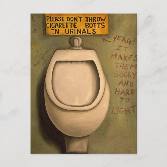 The Urinal Postcard (Front)