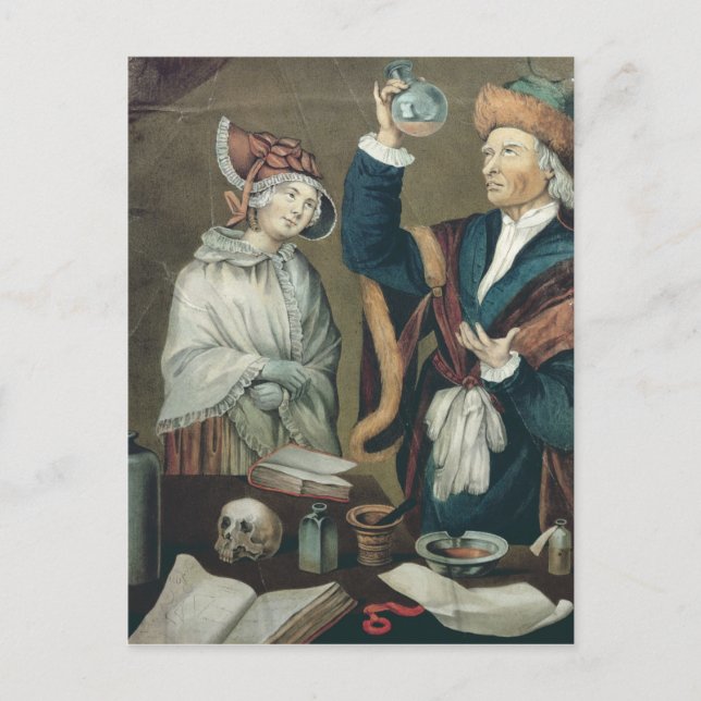 The Urine Examination Postcard (Front)