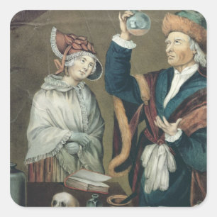 The Urine Examination Square Sticker