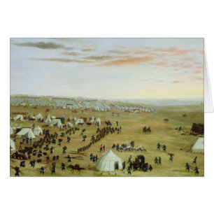 The Uruguaiana Camp, Rio Grande, Brazil, 1865 (oil