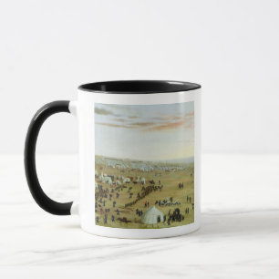 The Uruguaiana Camp, Rio Grande, Brazil, 1865 (oil Mug