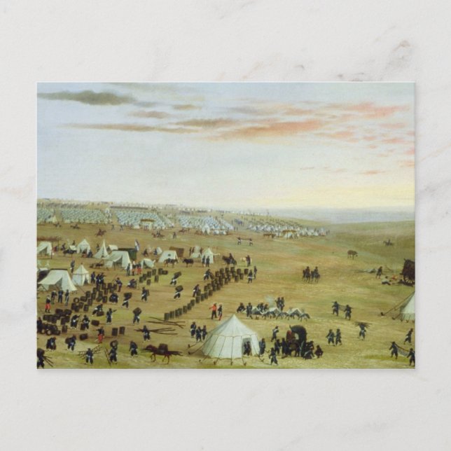 The Uruguaiana Camp, Rio Grande, Brazil, 1865 (oil Postcard (Front)