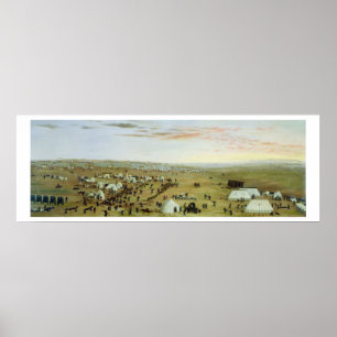 The Uruguaiana Camp, Rio Grande, Brazil Poster