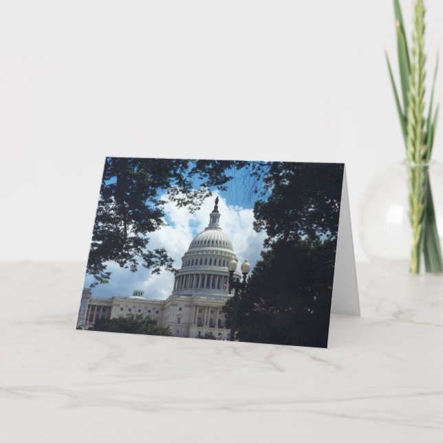 The US Capitol Card (Front)
