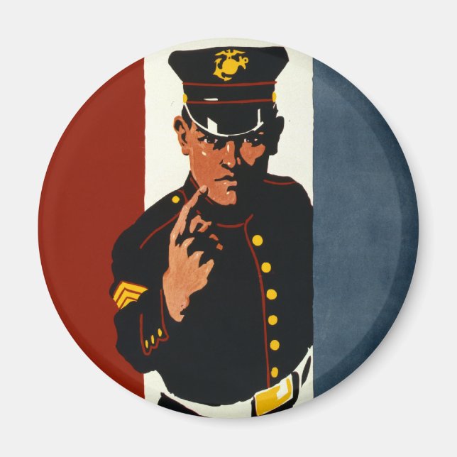 The US Marines Want You Magnet (Front)